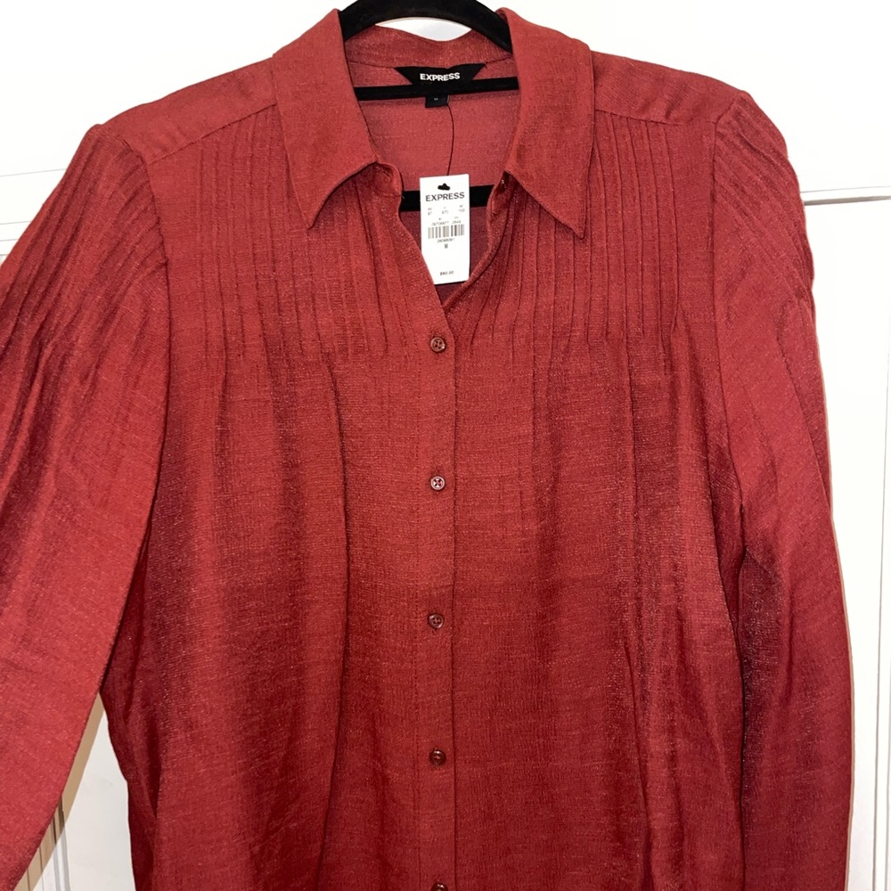 Button down collared shirt for women